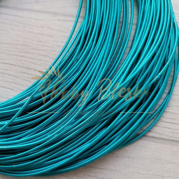 Канитель жесткая, 1.25 мм, Aquamarine
