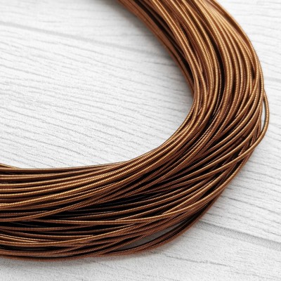 Канитель жесткая, 1.25 мм, Antique Brown