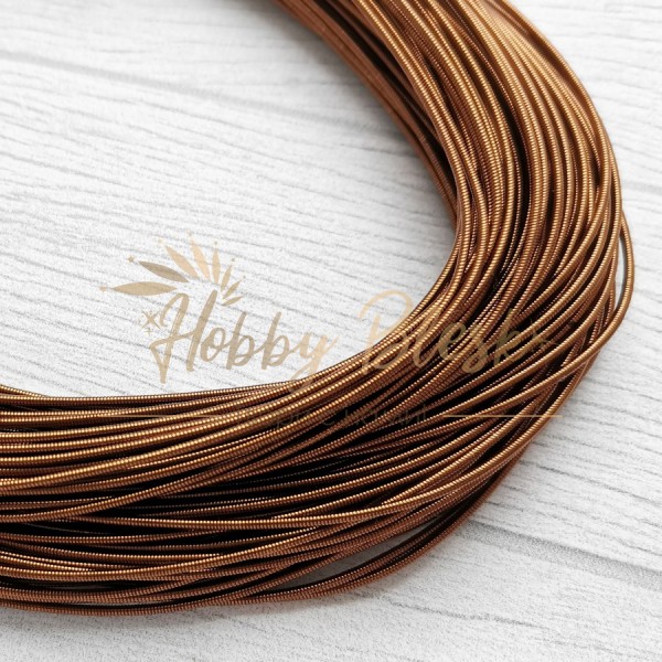 Канитель жесткая, 1.25 мм, Antique Brown