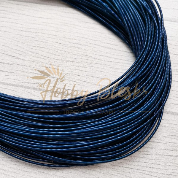 Канитель жесткая, 1.25 мм, Navy Blue