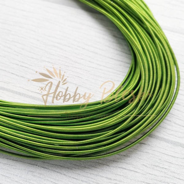 Канитель жесткая, 1.25 мм, Green