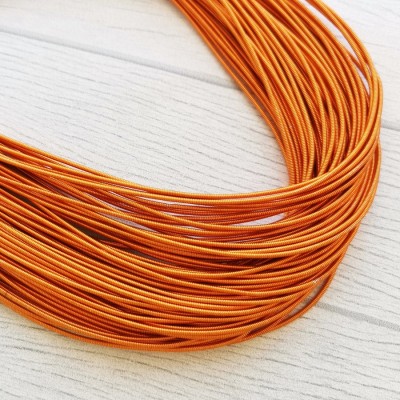 Канитель жесткая, 1.25 мм, Orange
