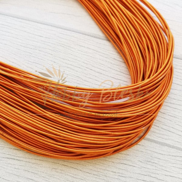 Канитель жесткая, 1.25 мм, Orange
