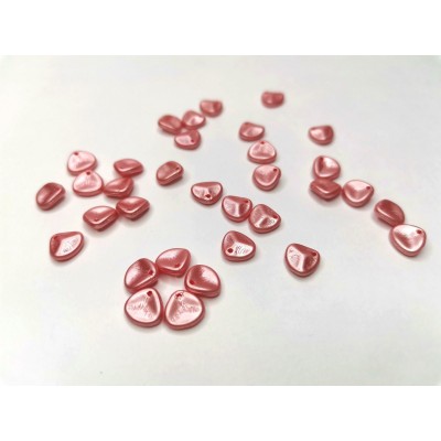 Бусина Rose petals 02010-25007 , 8*7 мм, розовый жемчуг