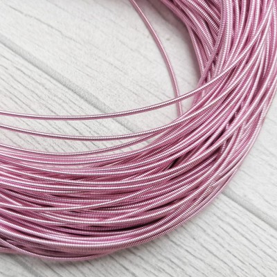 Канитель жесткая, 1 мм, Pink
