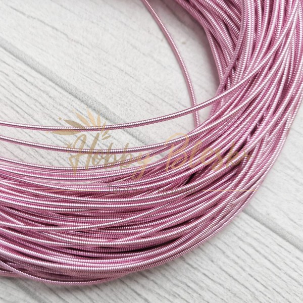 Канитель жесткая, 1 мм, Pink