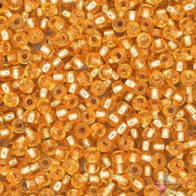 Бисер Preciosa 10/0, 08289, Оранжевый прозрачный