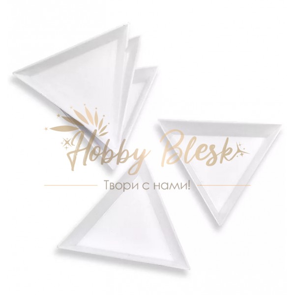 Лоток-треугольник, пластиковый, белый